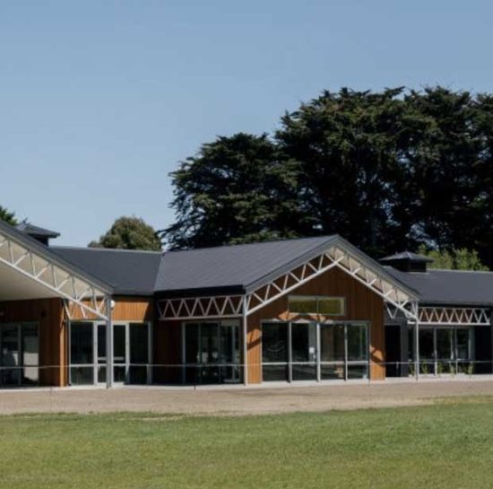 Exterior of Tai Tapu Community Centre near Christchurch, Canterbury, New Zealand, a venue for weddings and special events”