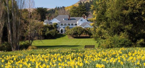 Otahuna Lodge near Christchurch, Canterbury, New Zealand, luxury boutique accommodation with gardens